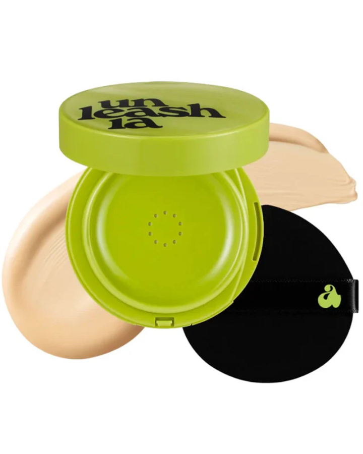 UNLEASHIA Satin Wear Healthy Green Cushion 23W Bisque
