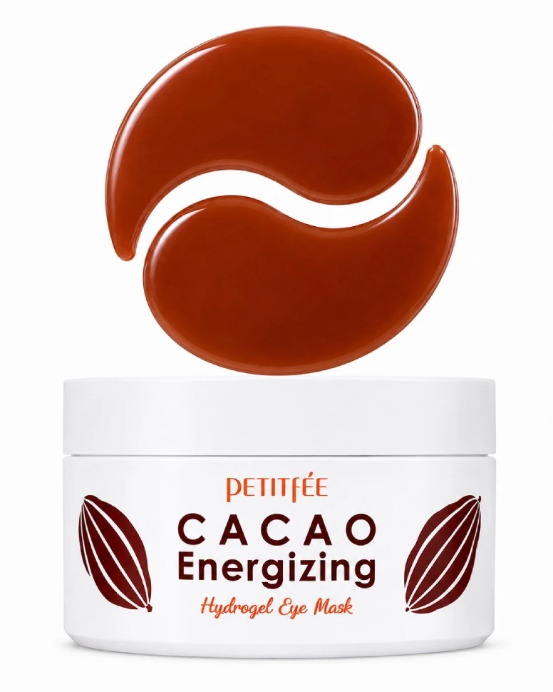 Petitfee Cacao Energizing Hydrogel Eye Mask 60 pcs